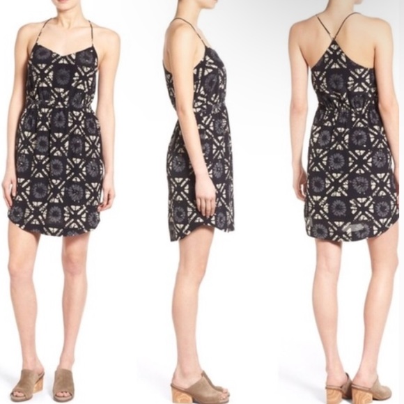 Madewell Dresses & Skirts - Madewell starview batik Grid silk cami dress